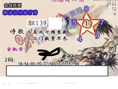 25262期: 白老3D杀码图版