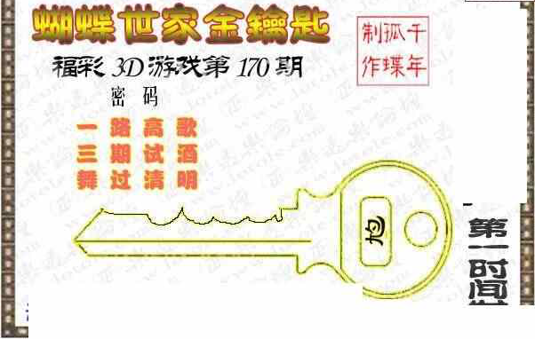 24170期: 3D蝴蝶世家蝴蝶彩图