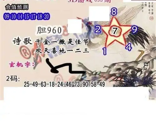 25095期: 白老3D杀码图版