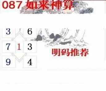 24087期: 白老3D杀码图版