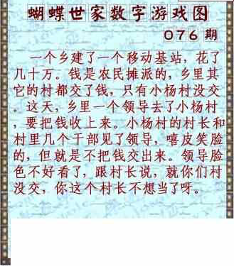 24076期: 3D蝴蝶世家蝴蝶彩图