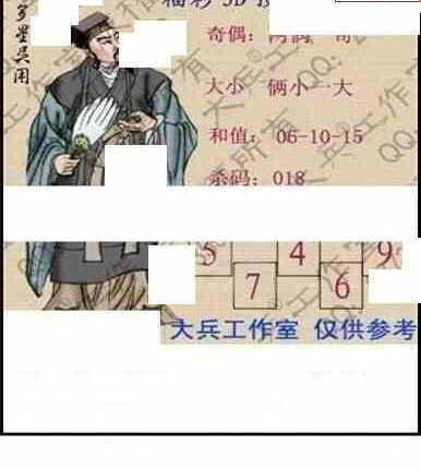 24119期: 大兵福彩3D黄金报图版