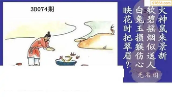 福彩3D26074期天中全套预测分析图