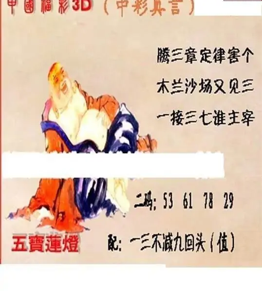 25130期: 福彩3D丹东全图分析