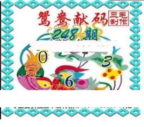 25248期: 三毛3D精品图谜