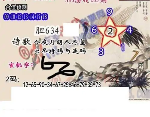 25289期: 白老3D杀码图版