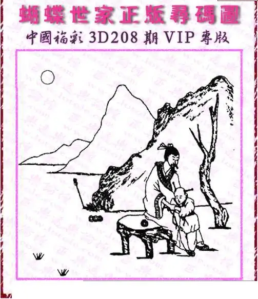 25208期: 3D蝴蝶世家蝴蝶彩图