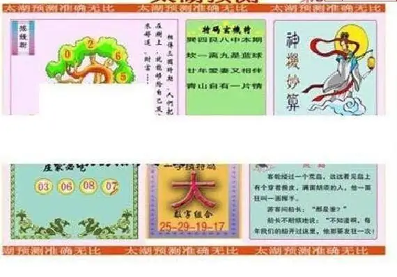 25297期: 太湖图福彩3D精品预测