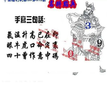 26015期: 福彩3D丹东全图分析