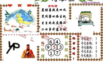 26095期: 福彩3D丹东全图分析