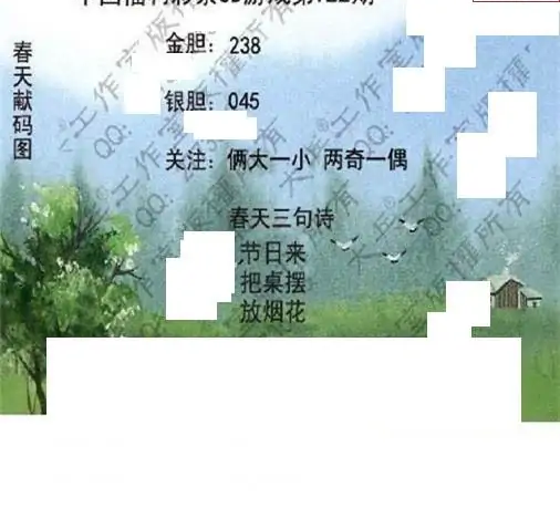 25122期: 大兵福彩3D黄金报图版