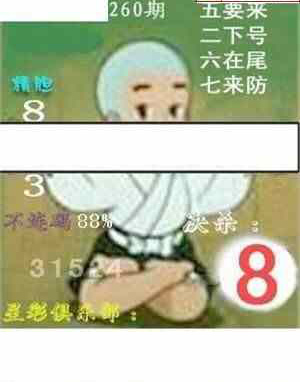 24260期: 白老3D杀码图版