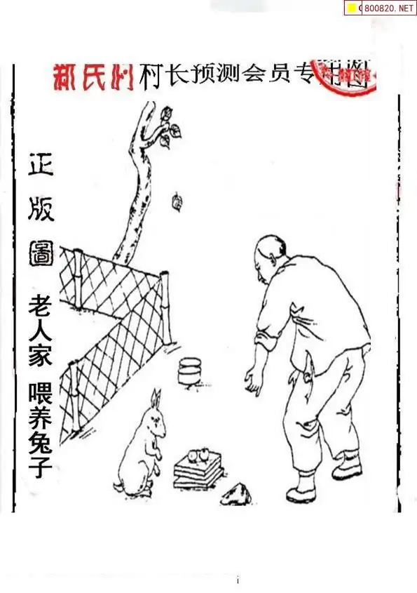 25206期: 老村长福彩3D天天图谜