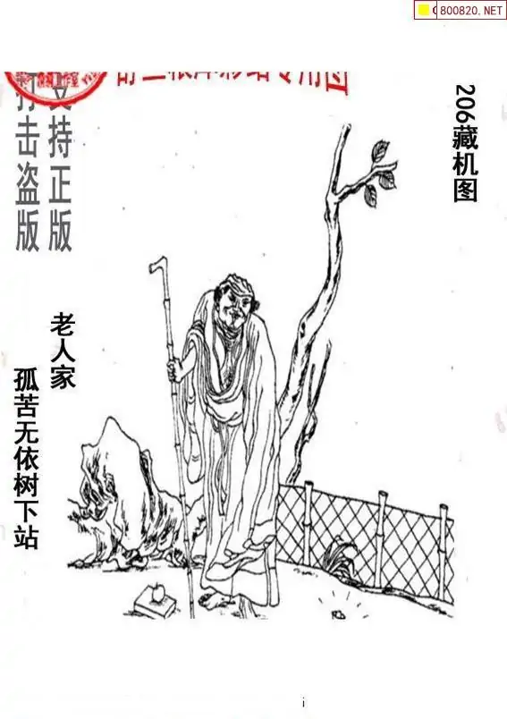 25206期: 老村长福彩3D天天图谜