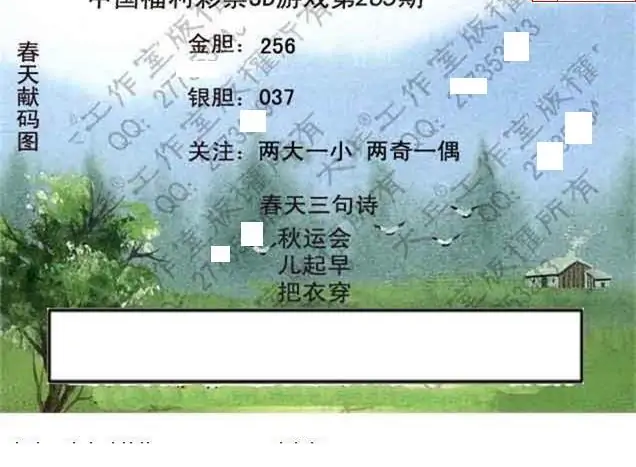 25265期: 大兵福彩3D黄金报图版