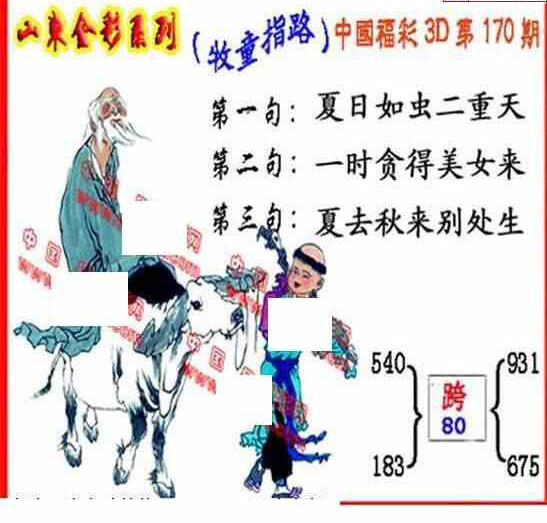 24170期: 福彩3D丹东全图分析