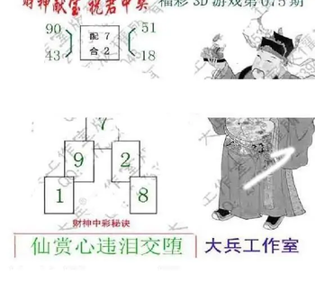 26075期: 大兵福彩3D黄金报图版