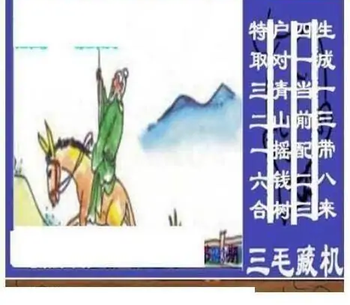 25343期: 三毛3D精品图谜
