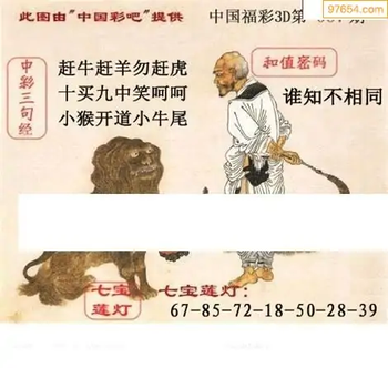 福彩3D26067期天中全套预测分析图
