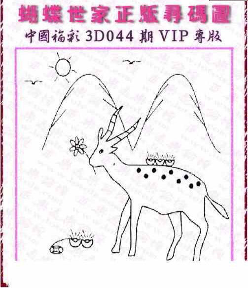 25044期: 3D蝴蝶世家蝴蝶彩图