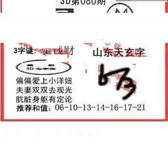 25080期: 福彩3D丹东全图分析