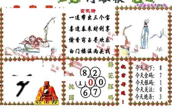 26084期: 福彩3D丹东全图分析