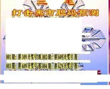 26004期: 三毛3D精品图谜