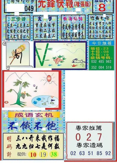 26049期: 福彩3D丹东全图分析