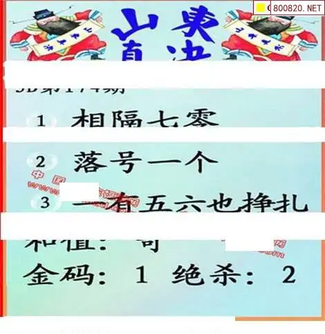 25174期: 福彩3D丹东全图分析