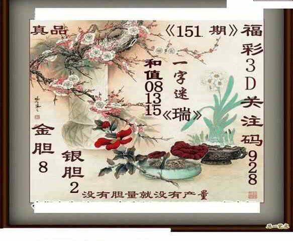 24151期: 白老3D杀码图版