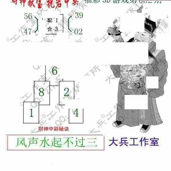 25052期: 大兵福彩3D黄金报图版