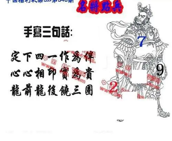 25348期: 福彩3D丹东全图分析