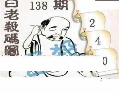 24138期: 白老3D杀码图版