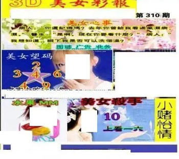 25310期: 三毛3D精品图谜