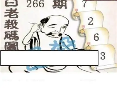 25266期: 白老3D杀码图版