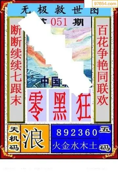 福彩3D26051期天中全套预测分析图