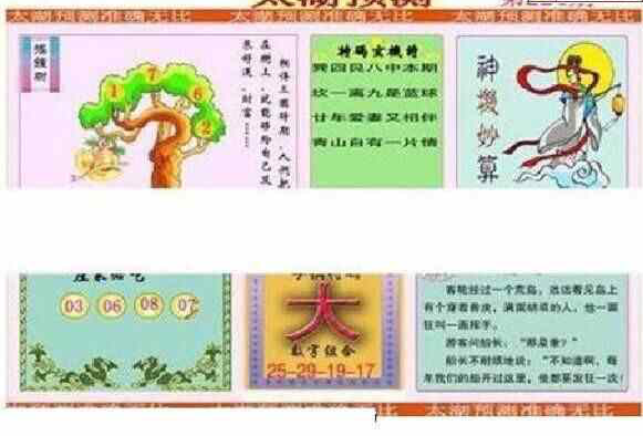 24244期: 太湖图福彩3D精品预测