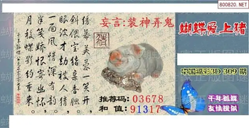 25309期: 3D蝴蝶世家蝴蝶彩图