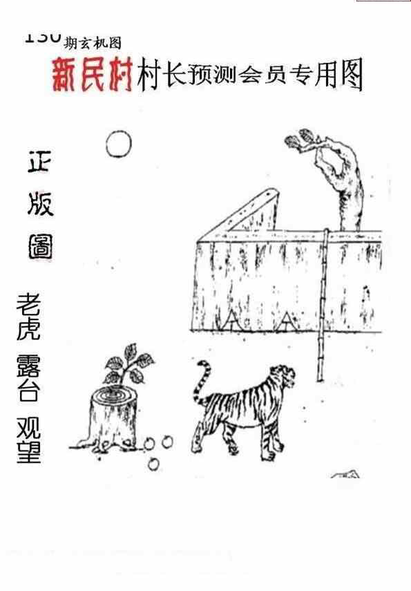 24130期: 老村长福彩3D天天图谜