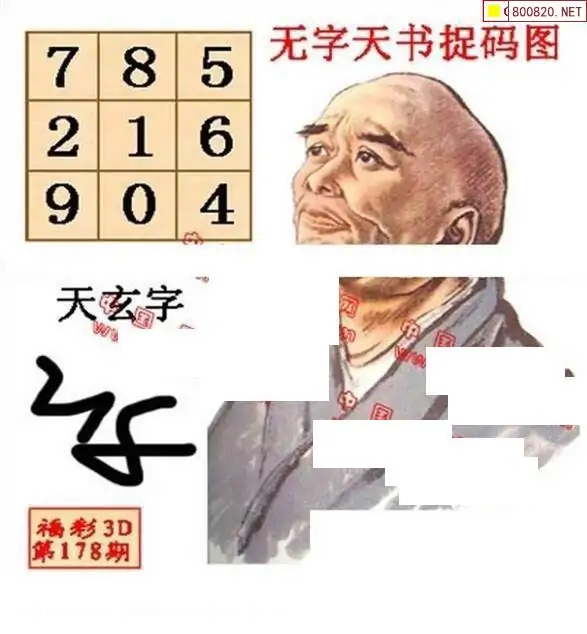 25178期: 福彩3D丹东全图分析