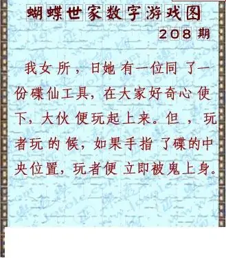 25208期: 3D蝴蝶世家蝴蝶彩图