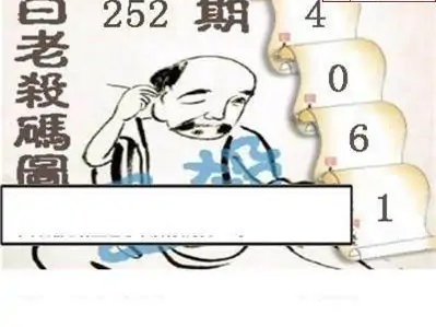 25252期: 白老3D杀码图版