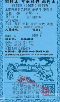 25350期: 福彩3D红黄蓝报