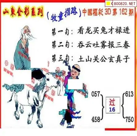 25162期: 福彩3D丹东全图分析