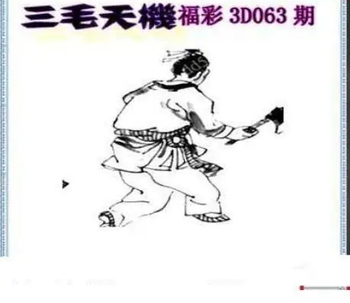 26063期: 三毛3D精品图谜