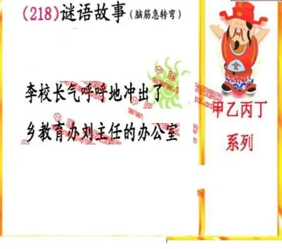 25218期: 福彩3D丹东全图分析