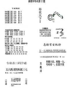 26101期: 福彩3D全套图版参考