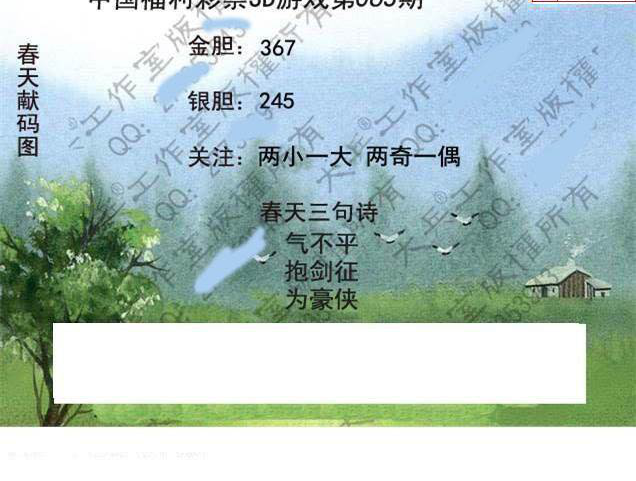 25063期: 大兵福彩3D黄金报图版