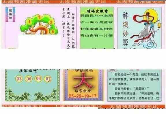 25039期: 太湖图福彩3D精品预测