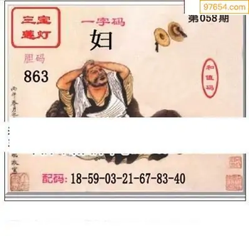 福彩3D26058期天中全套预测分析图